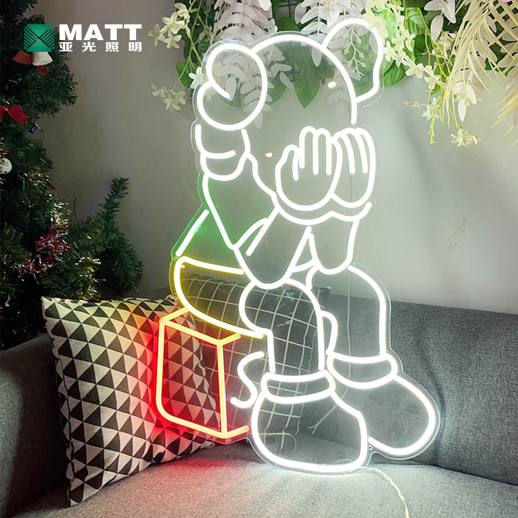 Kaws Neon Sign