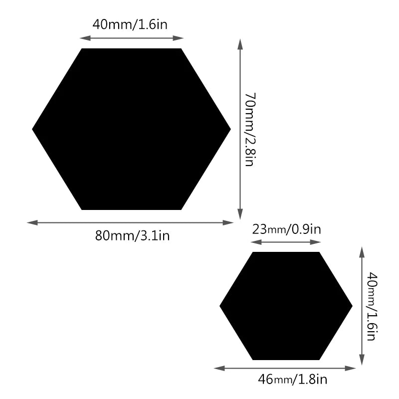 Acrylic Hexagon